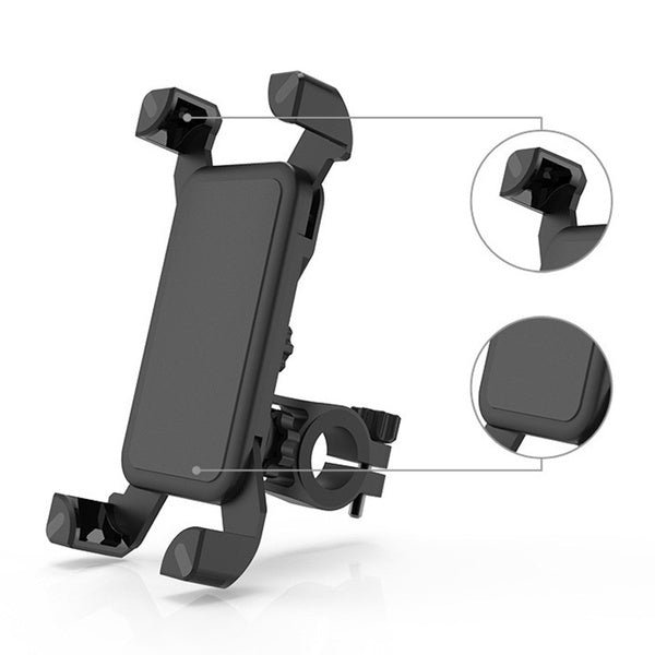 Bike Phone Mount Anti Shake and Stable Cradle Clamp with 360آ° Rotation