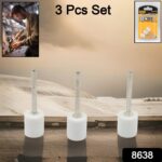 Wool Felt Polishing Buffing Wheels, Wool Felt Mounted Polishing Bits (3 Pcs Set) - Image 2