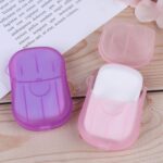 Travel Paper Soap Sheet with Mini Box (20 Sheets in a Pack Approx / Mix Color) - Image 7