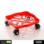 Square Plastic Gas Cylinder Trolley - Image 2