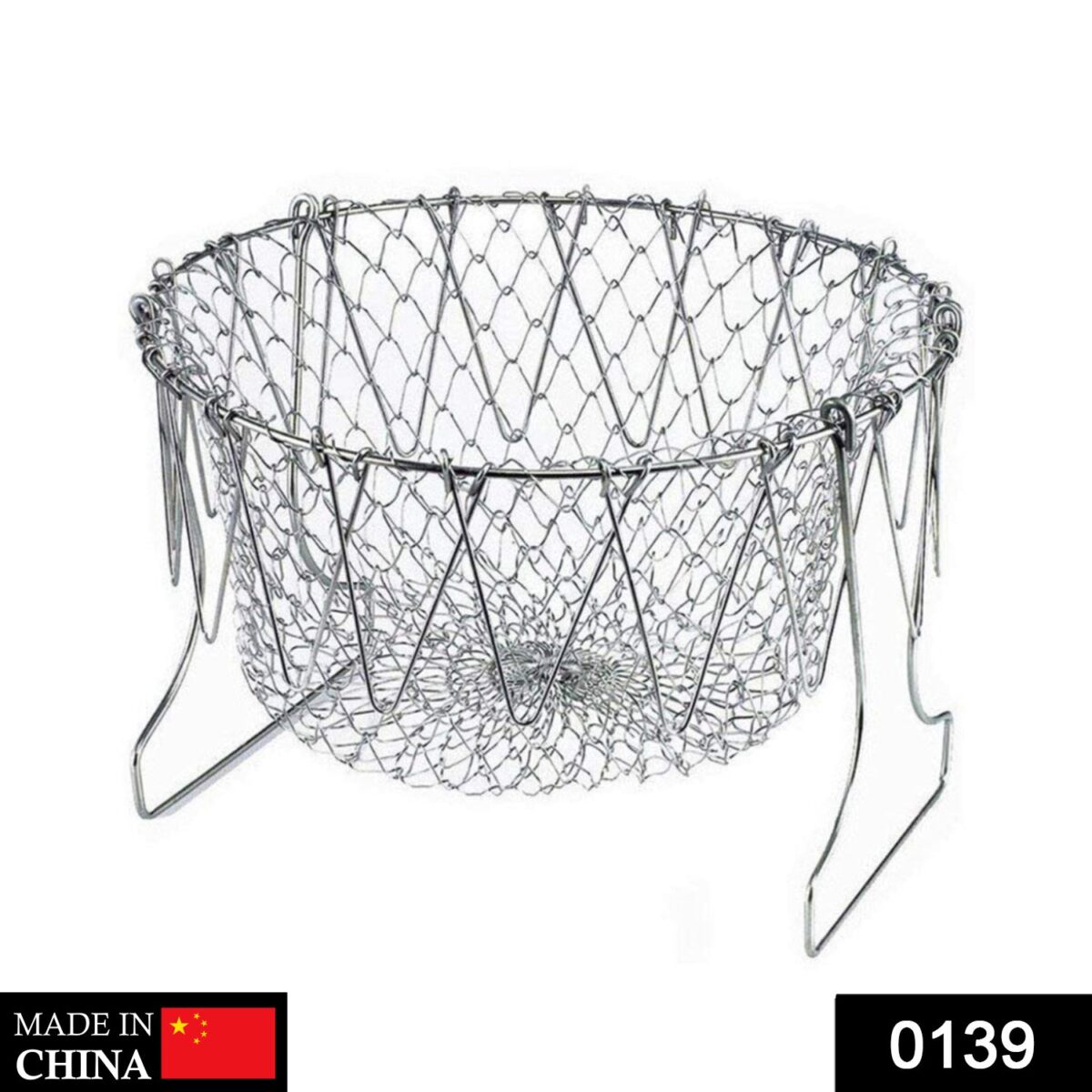 Foldable Strainer Chef Basket - Image 2