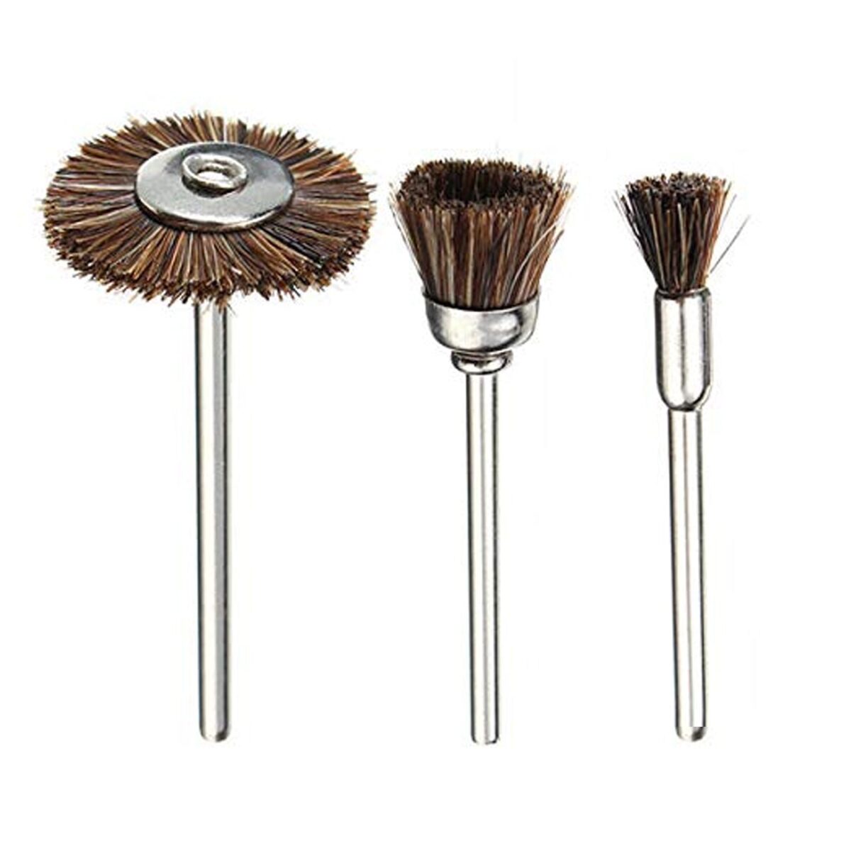 Brass Wire Wheels, 3 Pcs Brass Wire Wheels, Rust Removal Tool - Image 1