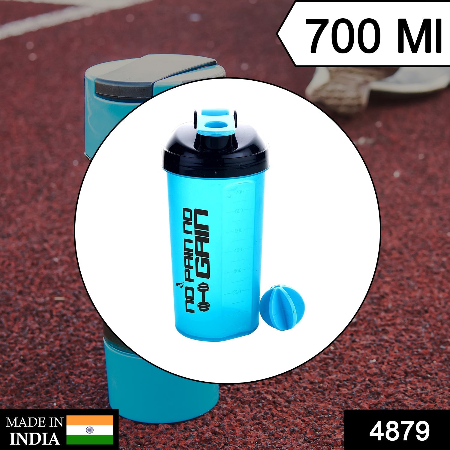 01_006e1105-93be-4eef-94c7-0d58594f4d88.jpg 700ml Protein Shaker Bottle with Powder Storage 3-Compartment Gym Shake - Image 2