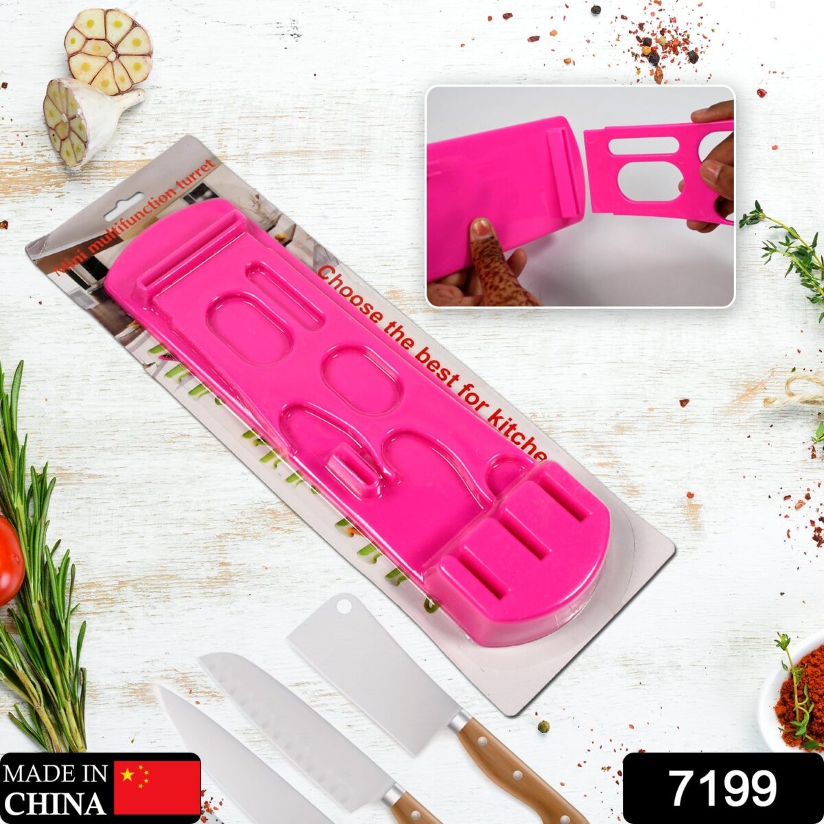 Plastic Kitchen Knife Stand Best Kitchen Knife Stand Multifunction Knife Holder - Image 2
