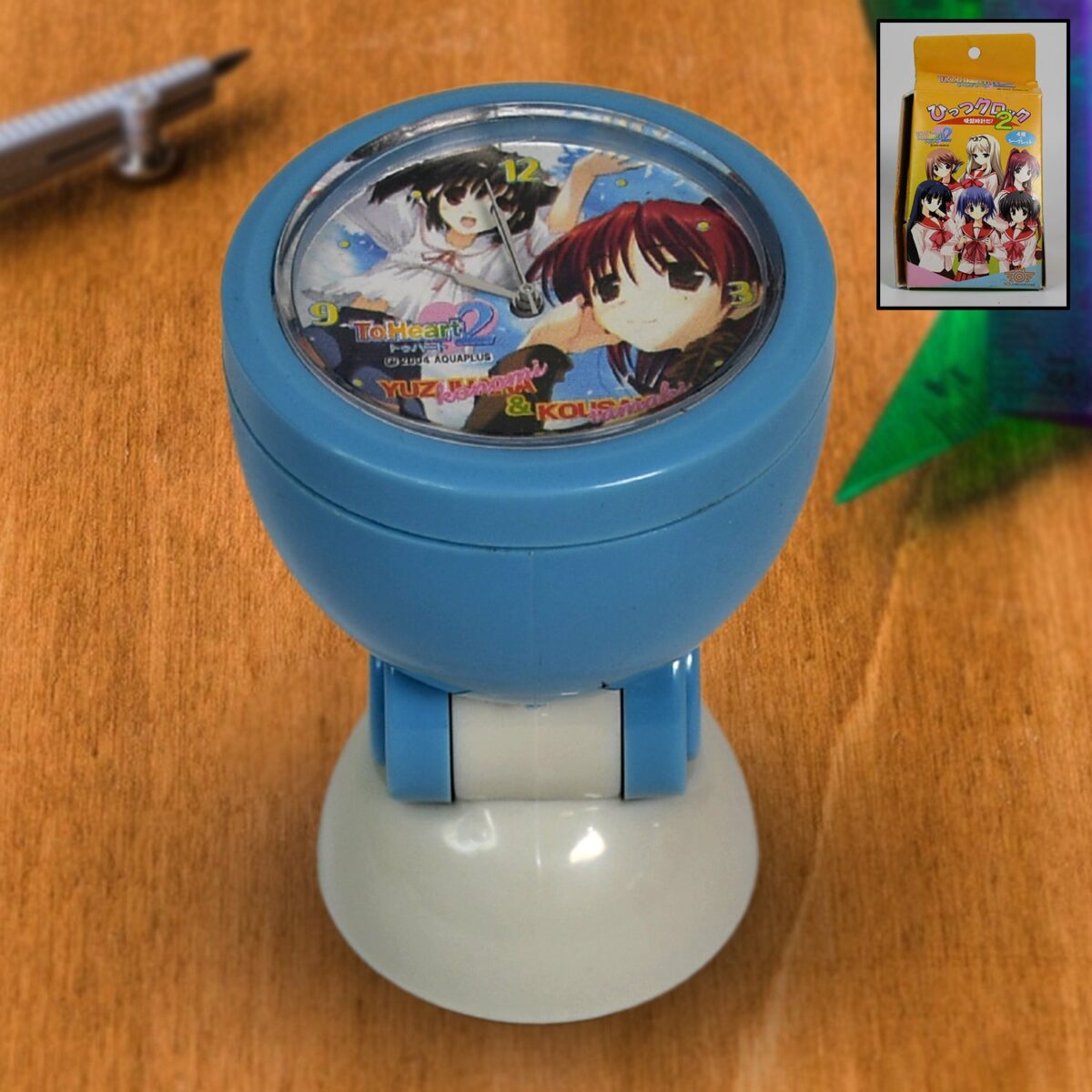 Small Cartoon Bathroom Clock with Waterproof Design  (1 Pc) - Image 1