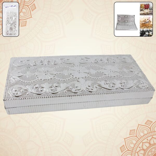 Multipurpose Rectangular Shaped Decorative Designer Gifting Cash Box  (1 Pc / 20Ã—9 Cm)