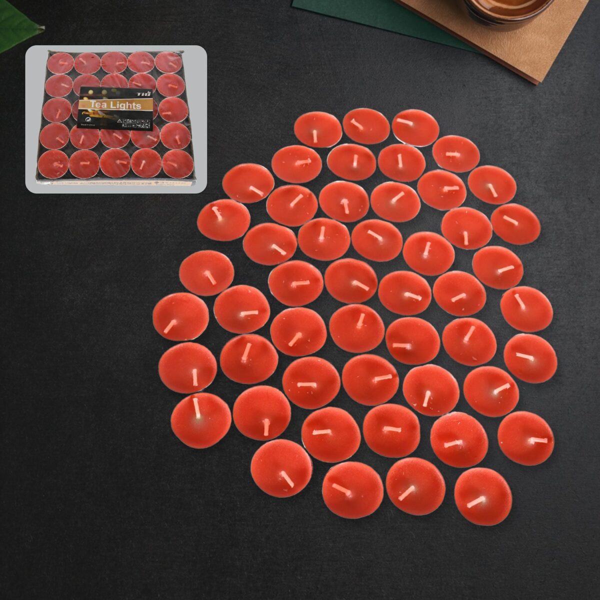 Tealight Candles Set, Smokeless Candles, Tealight Diwali Candles for Diwali, Home Decor, Decoration, Party, Festivals for Mood Dinners Parities Home Decoration Wedding Candle (50 Pcs set) - Image 1