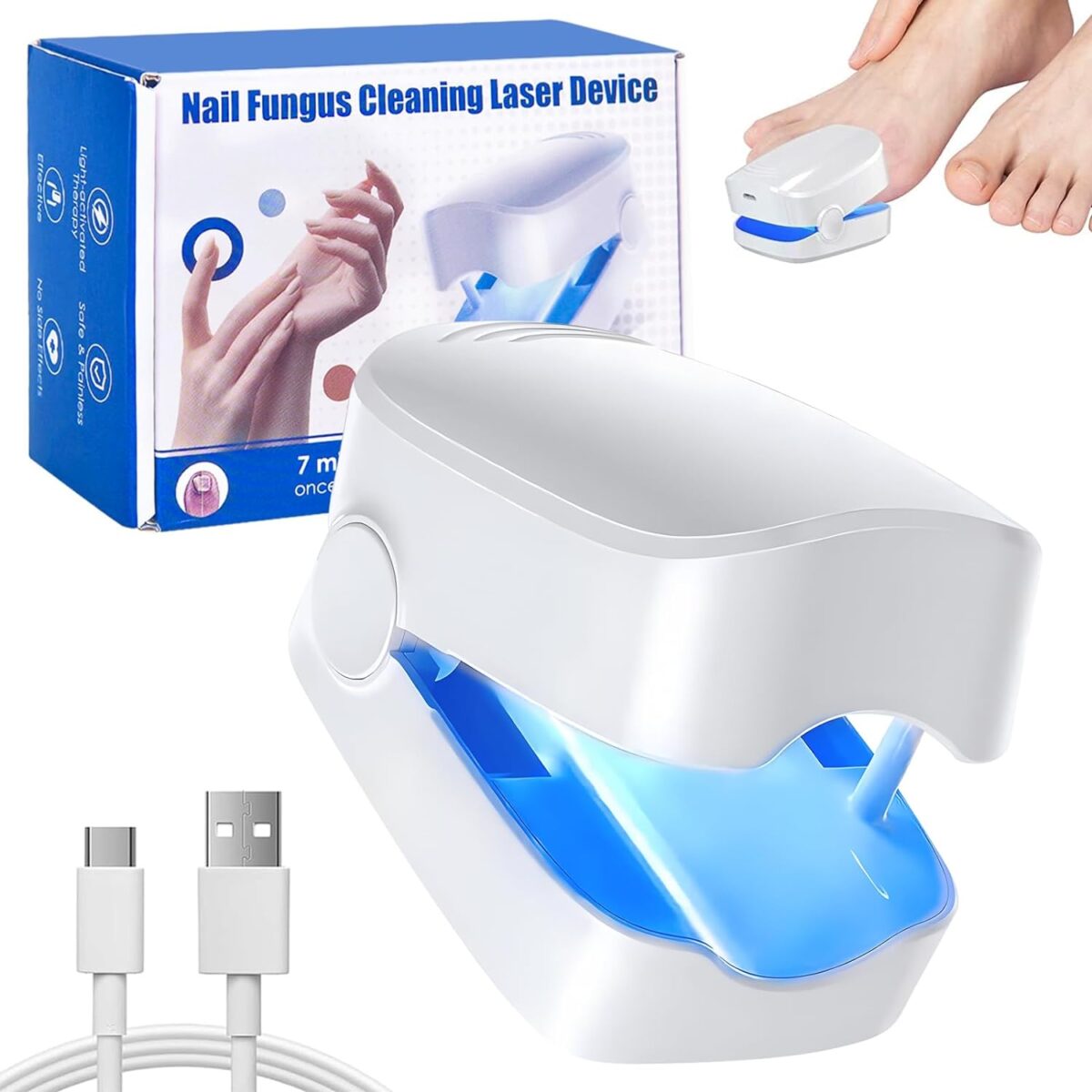 Rechargeable Nail Fungus Laser â€“ Anti-Fungal Device for Toenails, Hands & Feet (Home Use) - Image 1