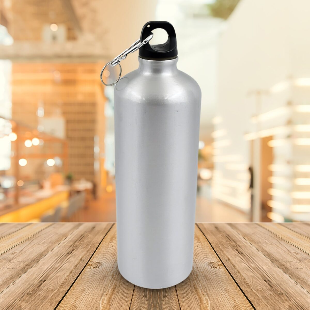 Aluminium Sports Water Bottle, 1 Pc (Capacity 750 ML Approx) - Image 1