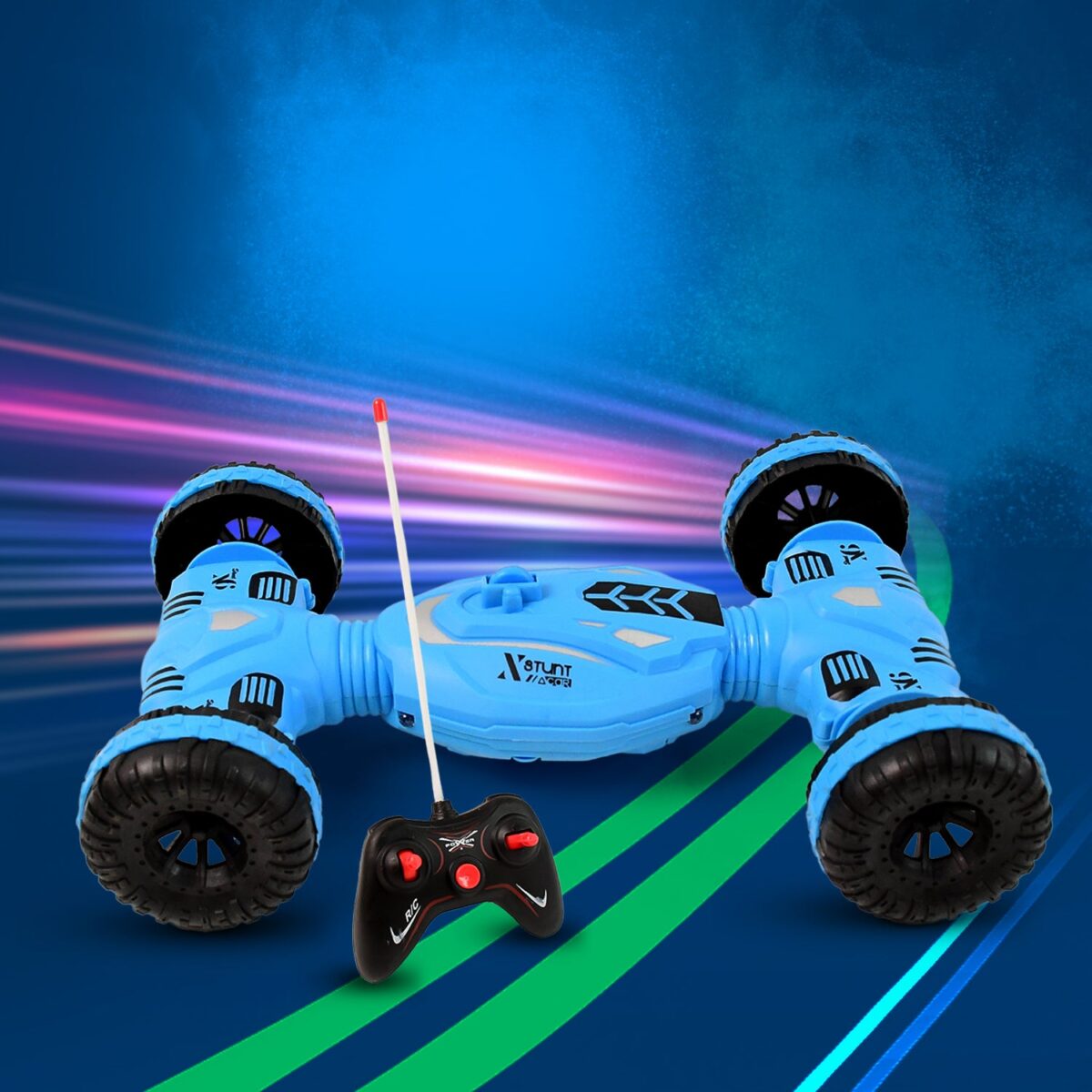 Electroplay Remote Control Car, RC Stunt Car Toys - Image 1