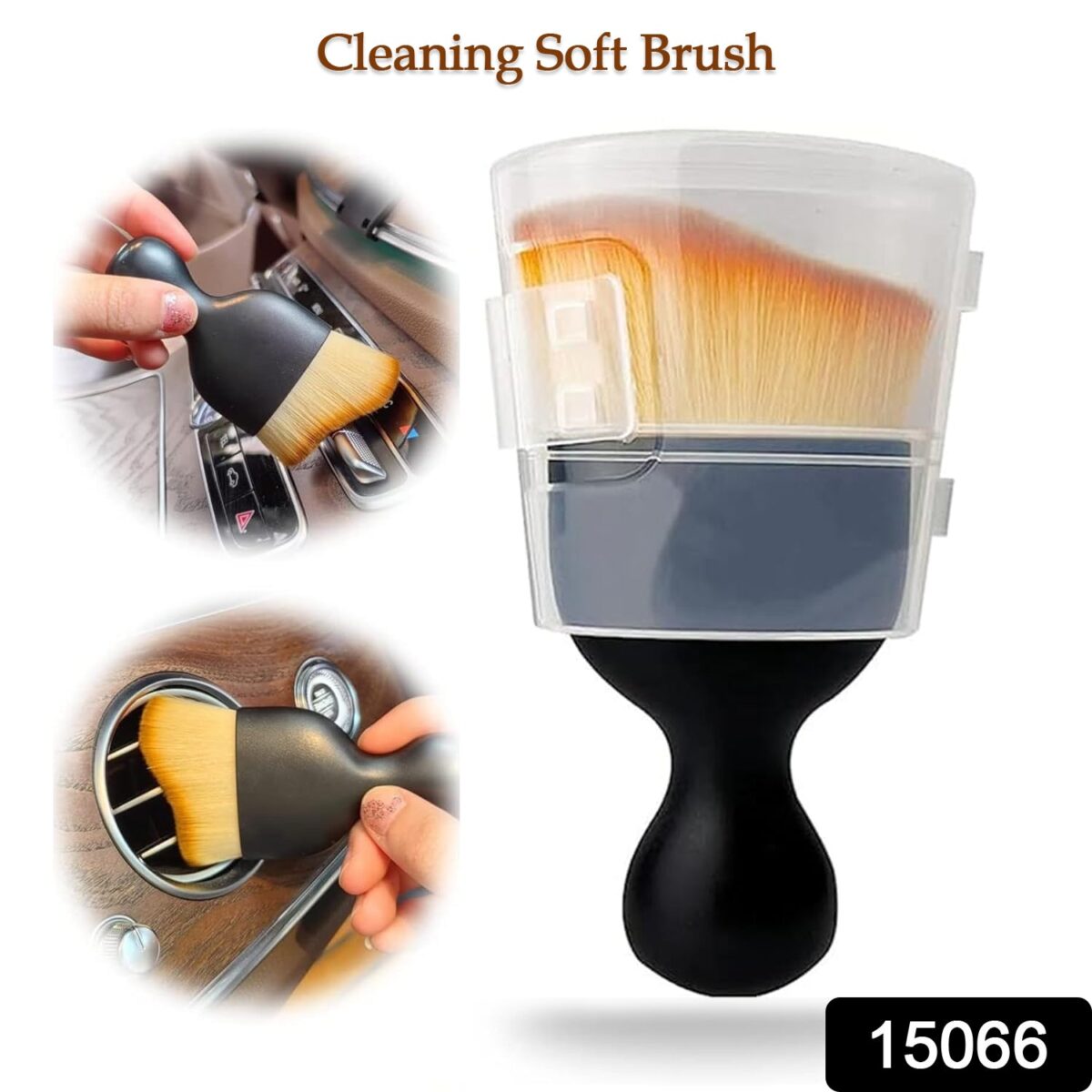 Mini Car Interior Cleaning Soft Brush -Car Cleaning Brushes Duster (1 Pc) - Image 2