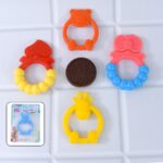 Silicone Baby Teething Toys (1 Pc / Mix Design) - Image 6