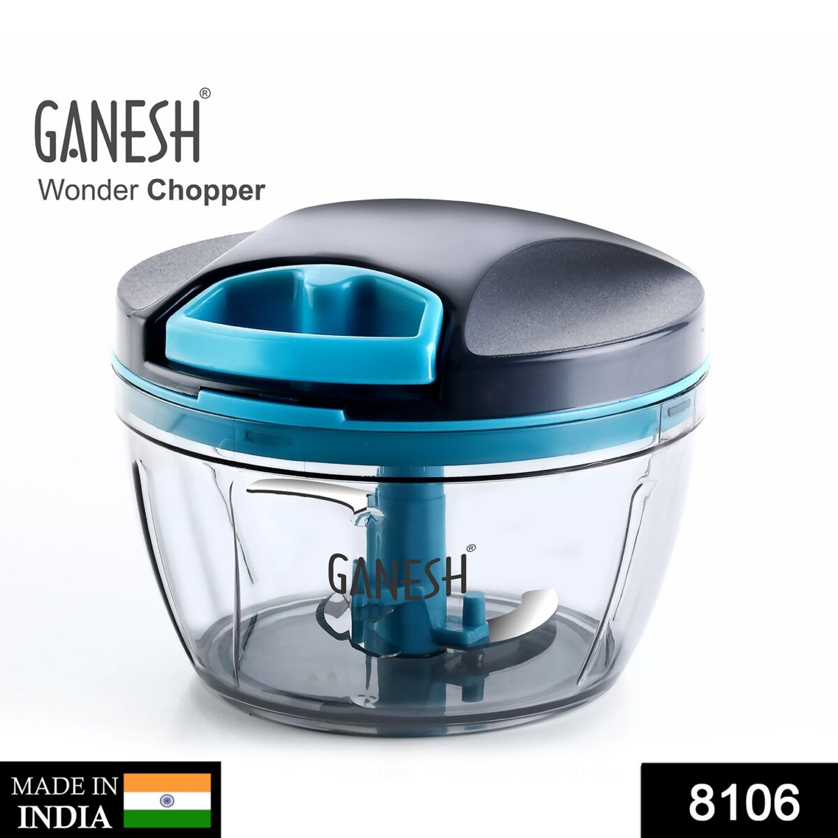 GANESH Wonder Chopper, Grey (470Ml) - Image 2