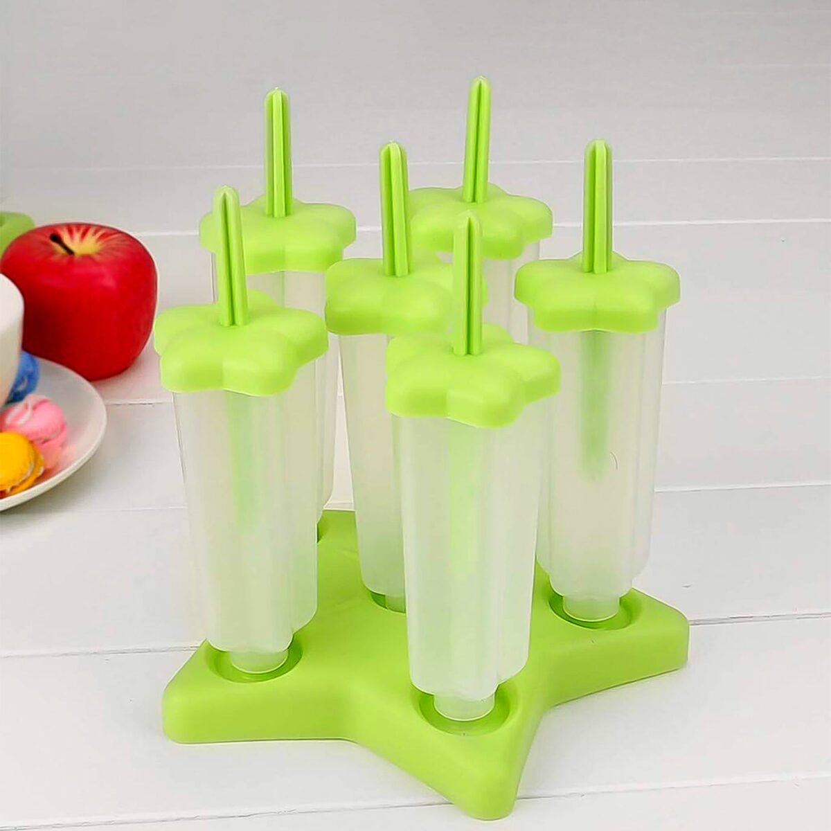 Plastic Ice Cream Molds with Lid (1 Set / 6 Pc) - Image 1