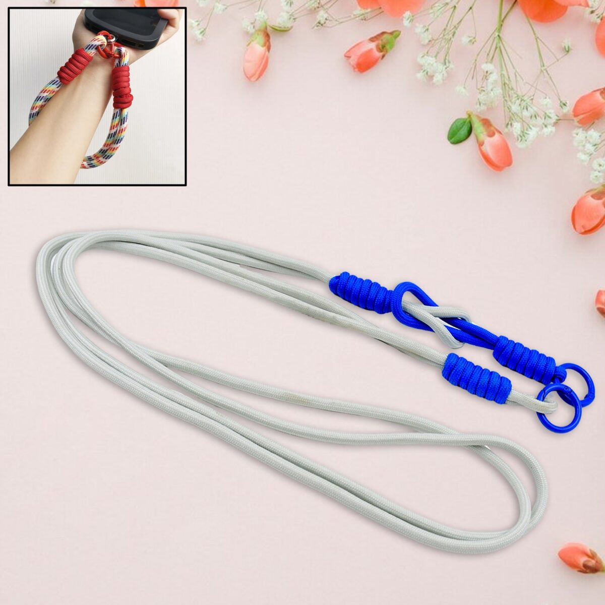 Universal Lanyard For Phone, Cross-Body Cell Phone Lanyard With All Smartphones (1 Pc / 51 Inch / Multicolor) - Image 2