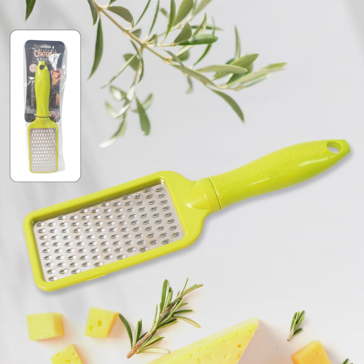 Stainless Steel Vegetables & Fruits Shredder for Kitchen Cheese Grater (1 Pc) - Image 1