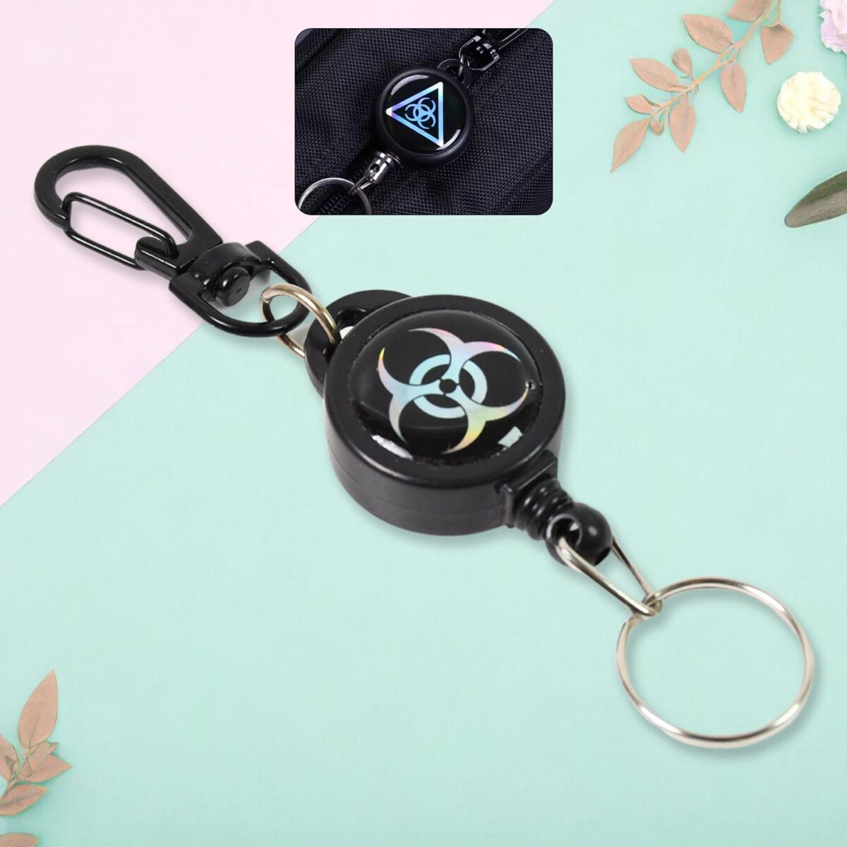 Safety Anti-Lost Retractable Key Chain (1 Pc / Small) - Image 1