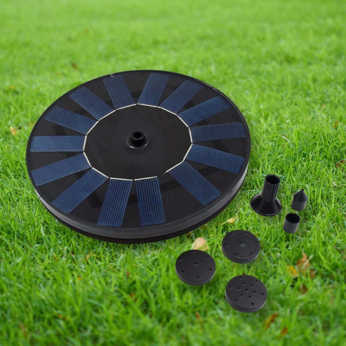 Fast Fountain by Pocket Hose - Solar-Powered - Instantly Adds a Water Feature Virtually Anywhere - 5 Spray Modes - No Installation or Batteries Required - Great for Bird Baths, Pools, Pond & More (1 Pc) - Image 3