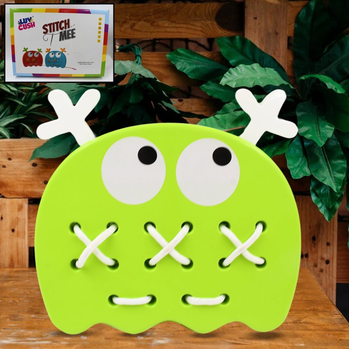 Stitch Mee Puzzle Toy, A Stitch of Many Styles Playable Game, Brain Games, Learning Game, Birthday Gift for kid's (1 Pc) - Image 1