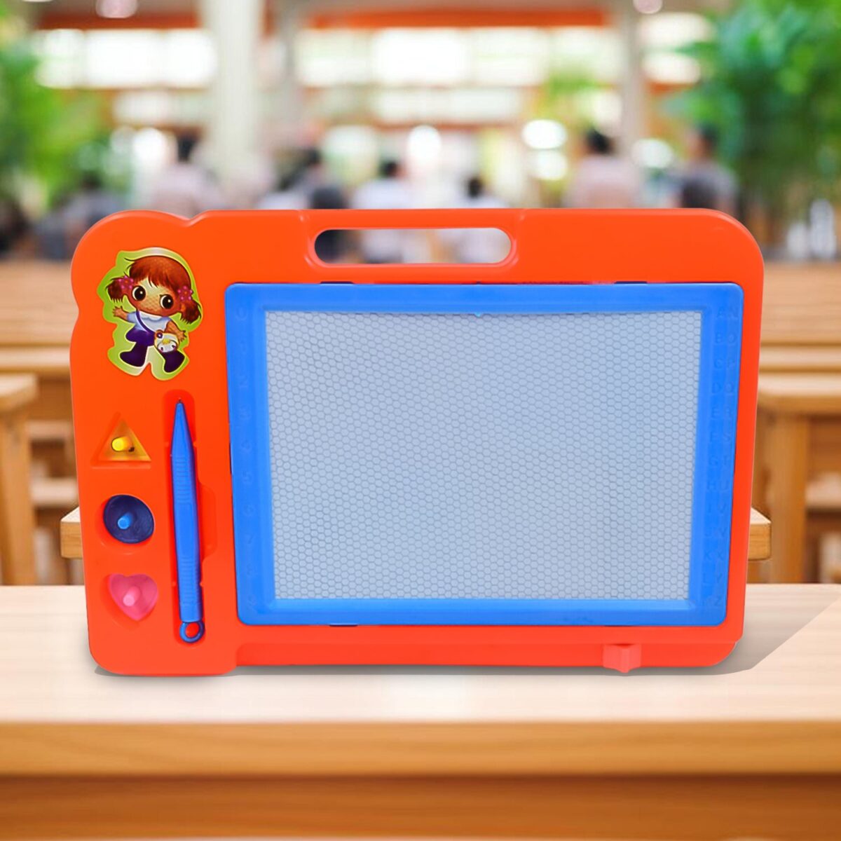 Magnetic Slate Sketch Pad / Board for Kids (1 Pc / 27 Ãƒâ€” 19 Cm) - Image 4