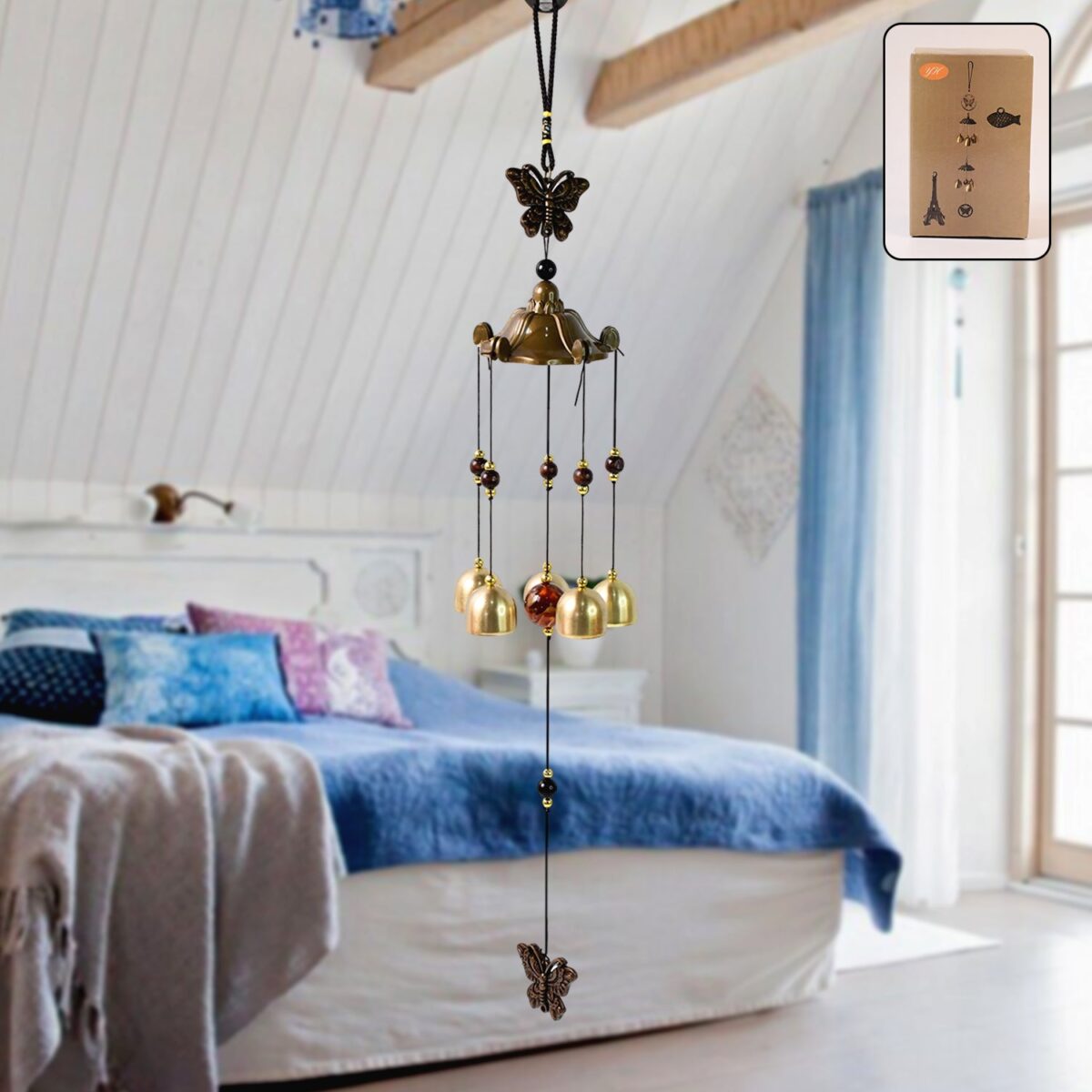 Decorative Wind Bell Chimes Outdoor Hanging (1 Pc) - Image 1
