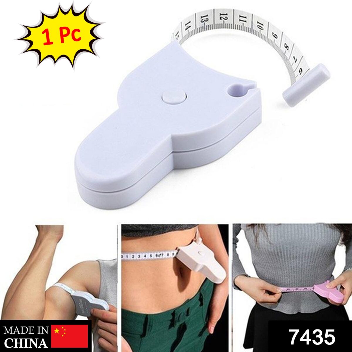 Fitness Measuring Tape For Measuring Lengths, Breadths And Heights For Body And Some Other Things Etc. - Image 2