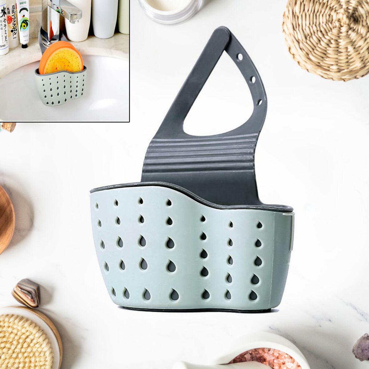 Multifunctional Kitchen Sink Organiser Kitchen Sink Caddy (1 Pc) - Image 7