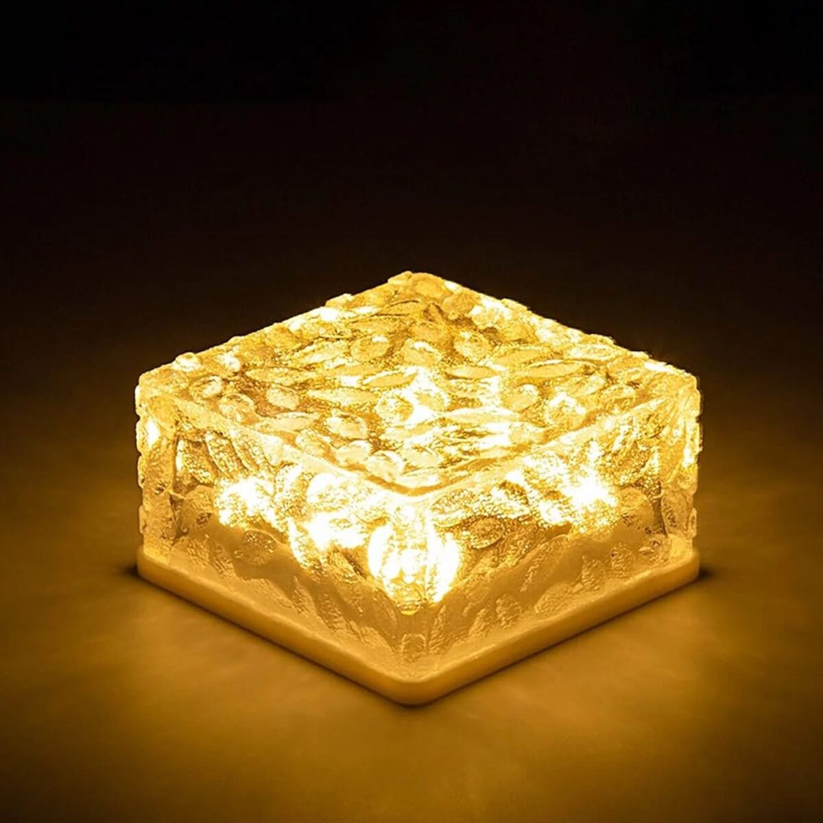 Solar Ice Cube Garden Light for Pathways & Christmas Decor - Image 1