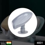 Self Draining Soap Holder for Bathroom Leaf Shape Soap Tray - Image 2