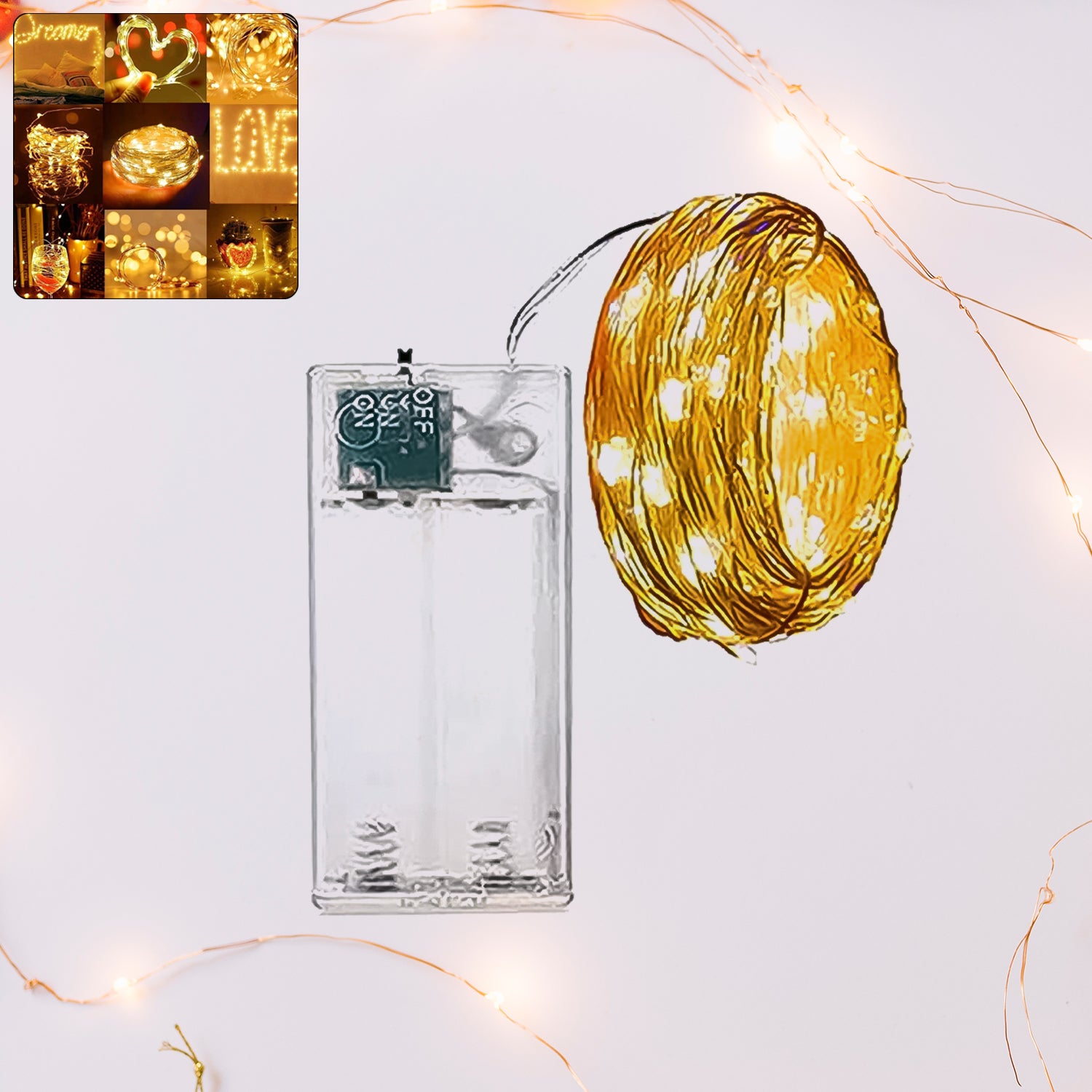 01_2dd2e0eb-bd74-4f43-b934-4b346e0d43d3.jpg LED Flexible Wire Waterproof Lights for Party (2AA Battery Operated, Battery not included) - Image 1