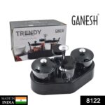 Ganesh rendy Condiment set For Kitchen Transparent jar For Easy To Access Spice 1 Piece Spice Set  (Plastic) - Image 2