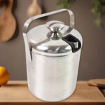 Stainless Steel Ice Buckets with Lid (1.3 Liters Approx) - Image 3