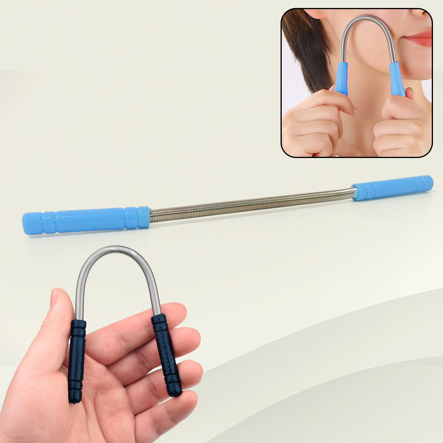 01_3493f65b-60b5-4843-aaf9-95f9b562c32e.jpg Facial Hair Remover Set Spring Epilator Hair Removal Springs Eyebrow Razors (1 Pc) - Image 1