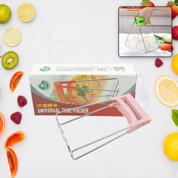 Kitchen Tongs, Bowls Clip Wearâ€‘Resistant Bowls Plates Clip Lifter For Restaurants for Kitchen (1 Pc)