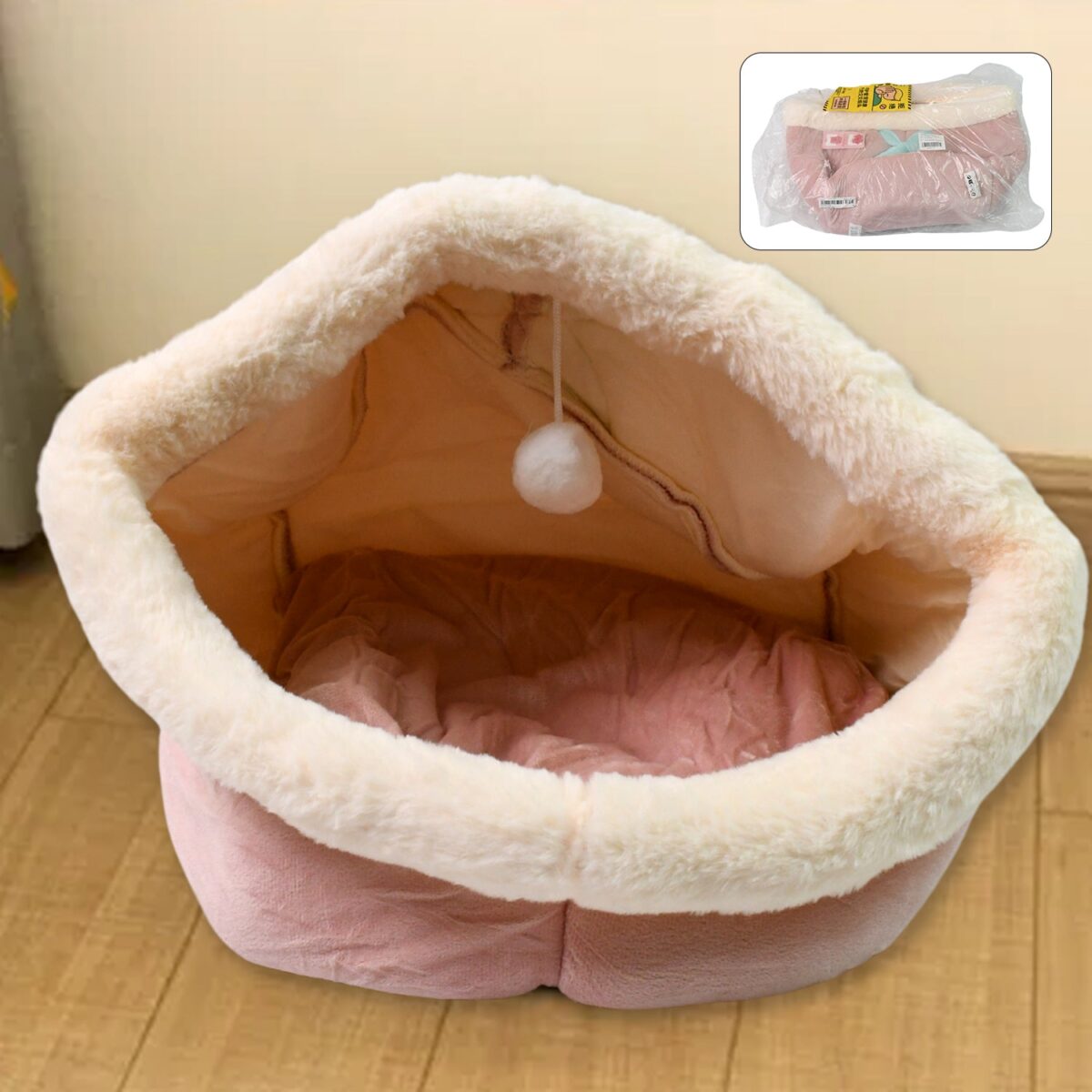 Cozy Dog and Cat Bed, Stay Warm, Washable Pet Bed (1 Pc) - Image 1