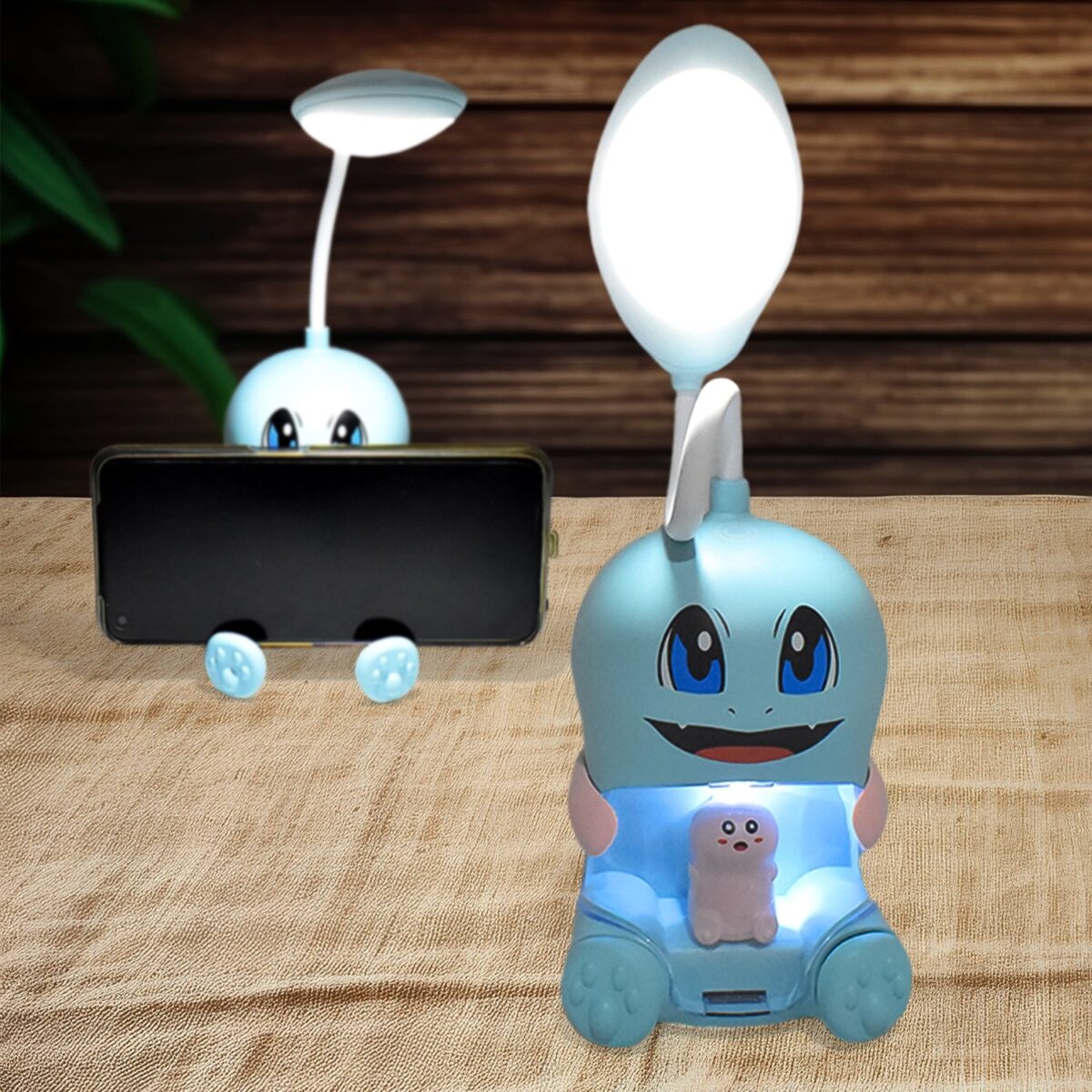 Cartoon LED Desk Light, LED Lamps Button Control (1 Pc / Mix Color) - Image 1