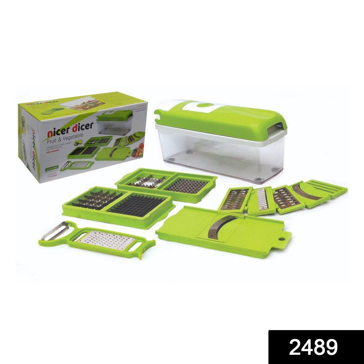 Plastic 13-in-1 Manual Vegetable Grater,Chipser and Slicer - Image 2