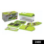 Plastic 13-in-1 Manual Vegetable Grater,Chipser and Slicer - Image 2