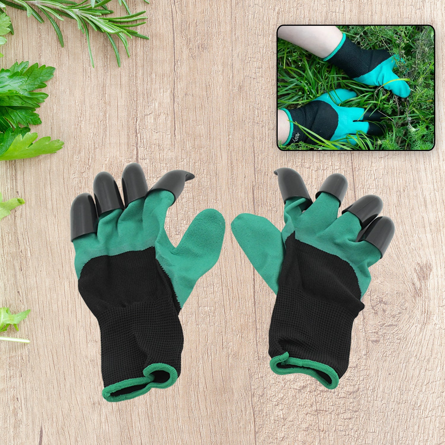01_4eac643d-2a2a-4381-a043-e4d063638fe7.jpg Heavy Duty Garden Gloves with Claws (Washable): 1 Pair (Mix Color) - Image 5