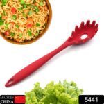 Pasta Fork Silicone Cookware Spaghetti Strainer Server Spoon no Hurt The Pot High Temperature Resistant Nonslip. - Image 2