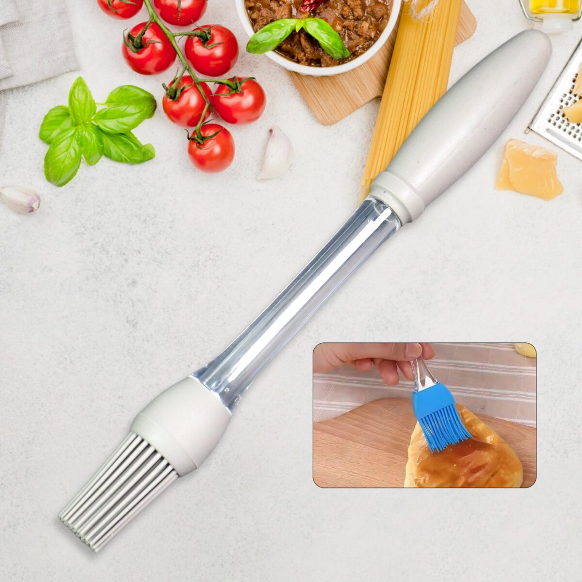 Silicone Oil brush, Pastry Brush, Oil Cooking Brush (1 Pc) - Image 1