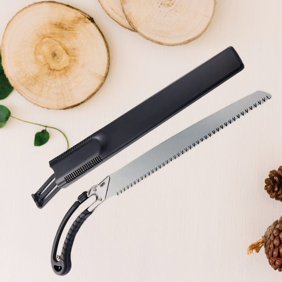 Hand Pruning Saw For Tree Branch Cutter (1 Pc / With Cover / 50 Cm Long) - Image 1