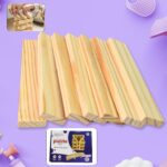 Wooden Pattern Brain Puzzles 20 Pcs Wooden Strips, 40 Pattern Cards (1 Set) - Image 3