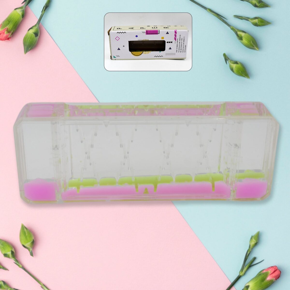 Liquid Floating Timer Motion Visual Clock Timer (1 Pc / Multi Color) - Image 1