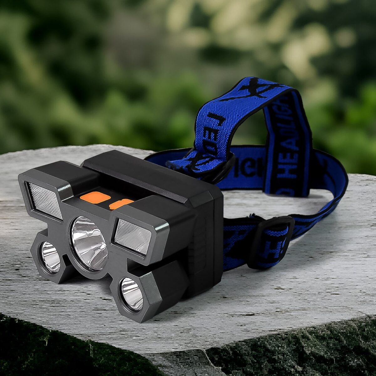 5 LED Headlamp USB Rechargeable Head Light (1 Pc) - Image 1