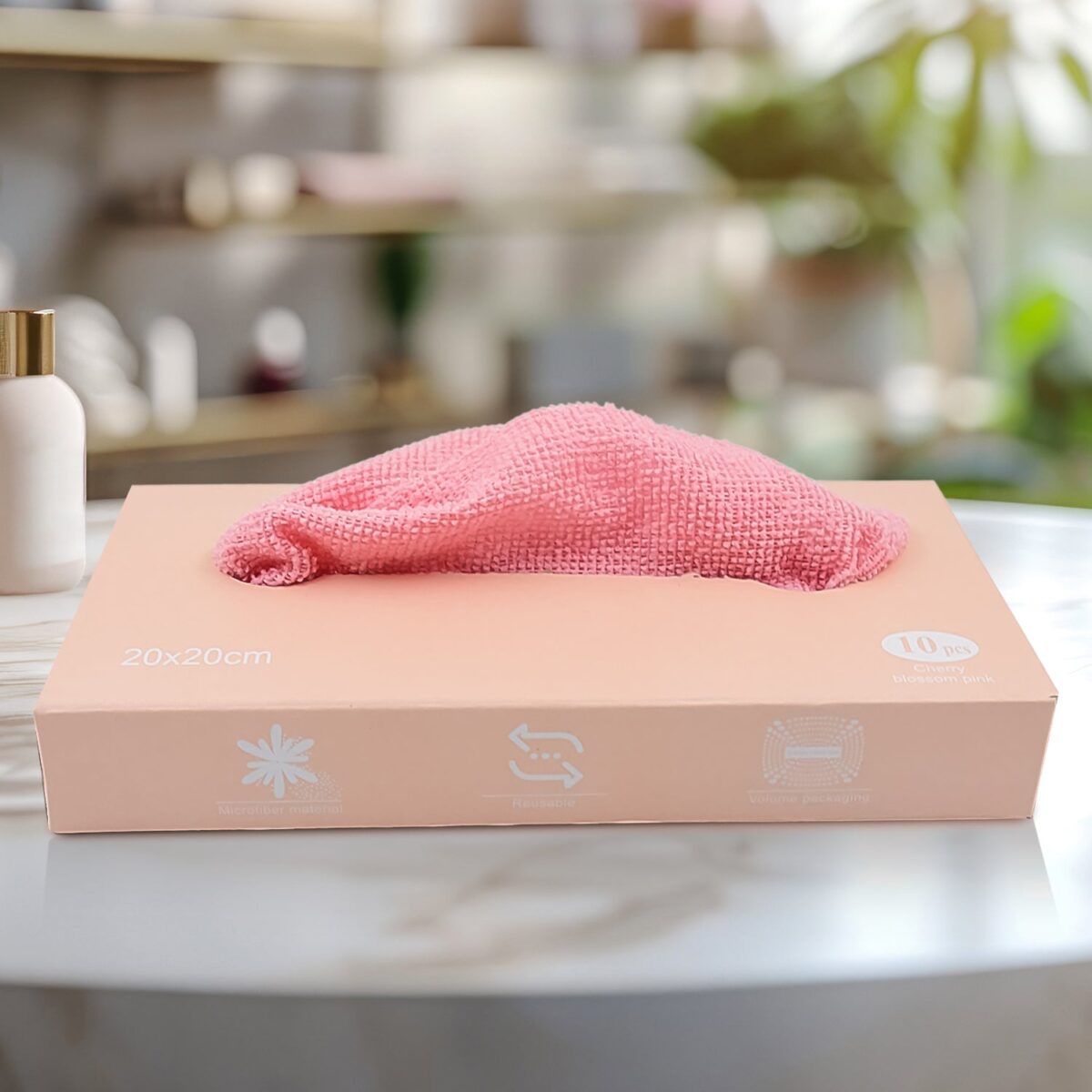 Microfiber Cleaning Cloth with Box (10 Pcs Set) - Image 1