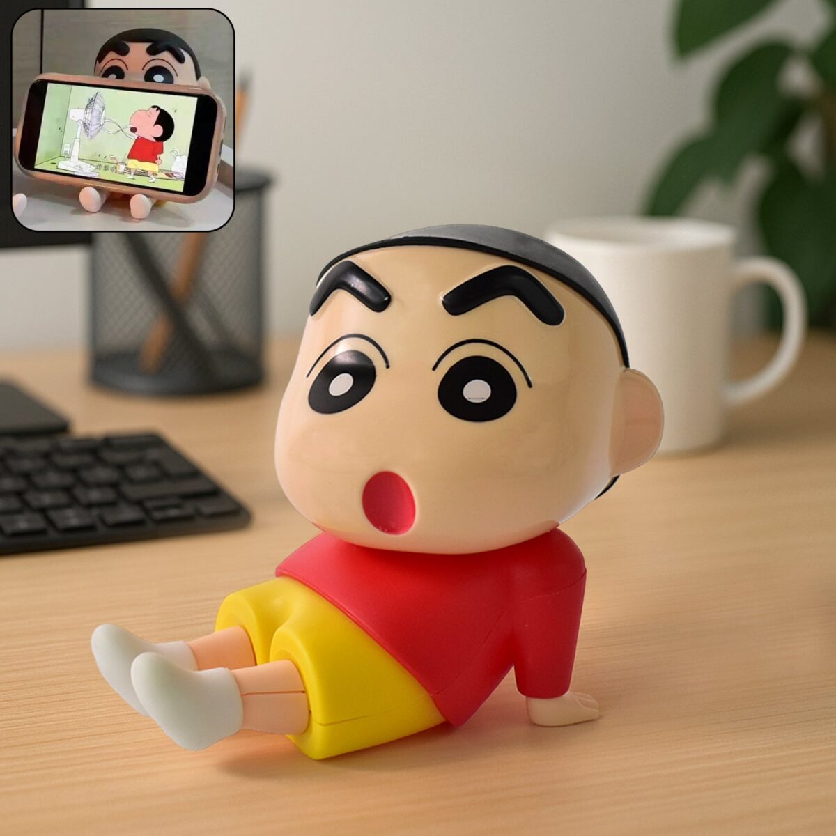 Shinchan Character Sitting Figurine (1 Pc) - Image 1