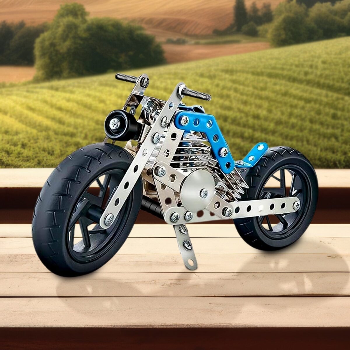 Metal Bike Creative Mechanical Construction Engineering Kit 140 Part of Bike Tool / 1 Set Ã£â‚¬â€˜ - Image 1