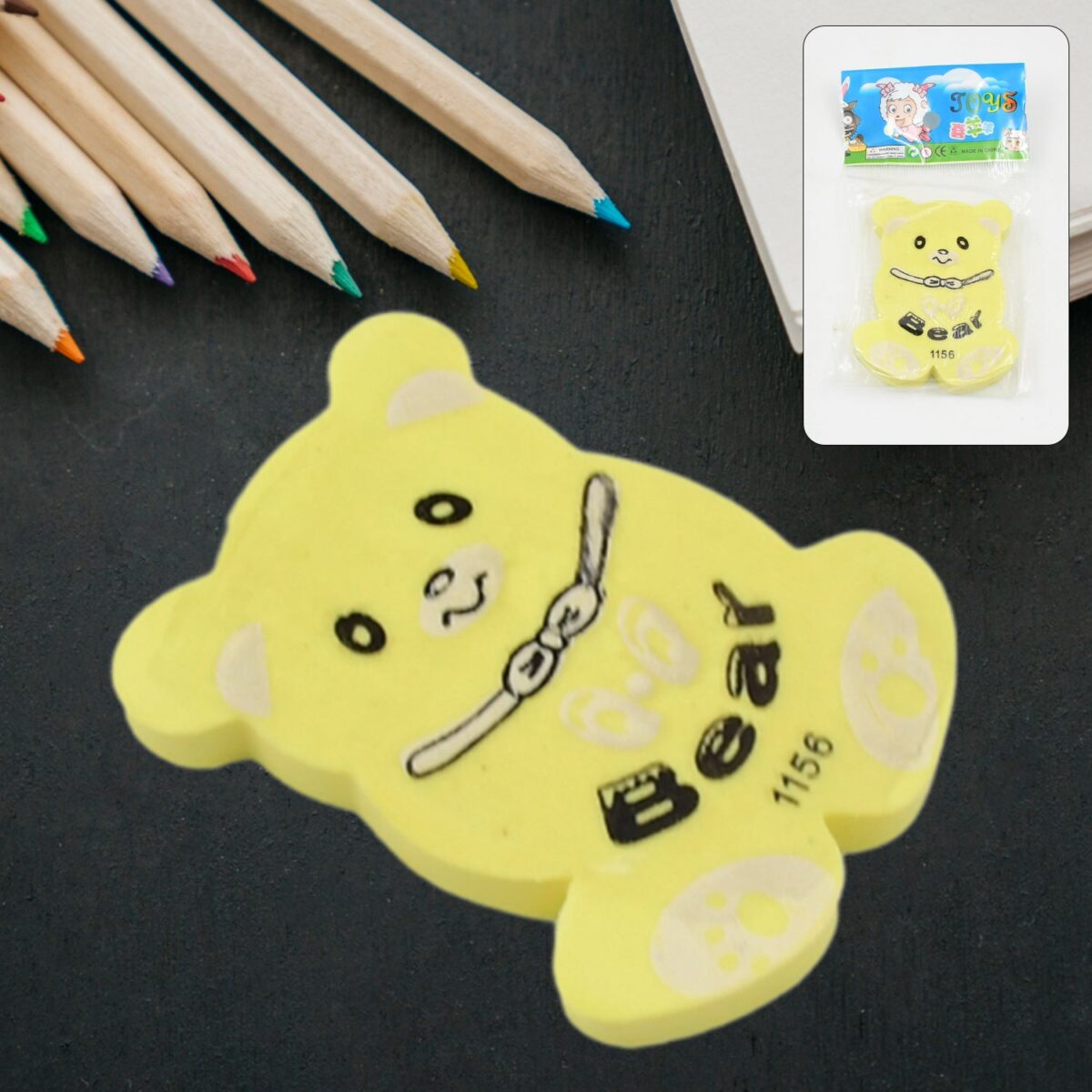 Cartoon Design Eraser (1 Pc / Mix Design) - Image 1