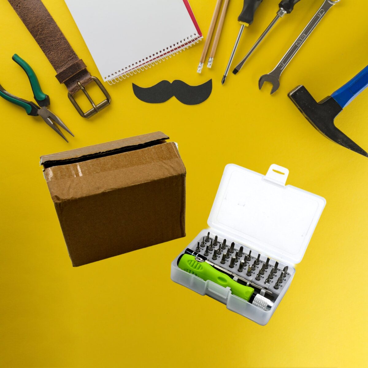 32 In 1 Mini Screwdriver Bits Set With Magnetic Flexible Extension Rod For Home Appliance, Laptop, Mobile and Computer Repairing - Image 1